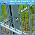 2D 868 powder coated double horizontal wire mesh fence